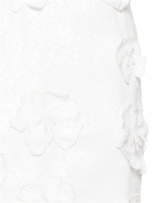 white dress floral appliqué ROTATE BIRGERCHRISTENSEN | 112181857BCR1433857